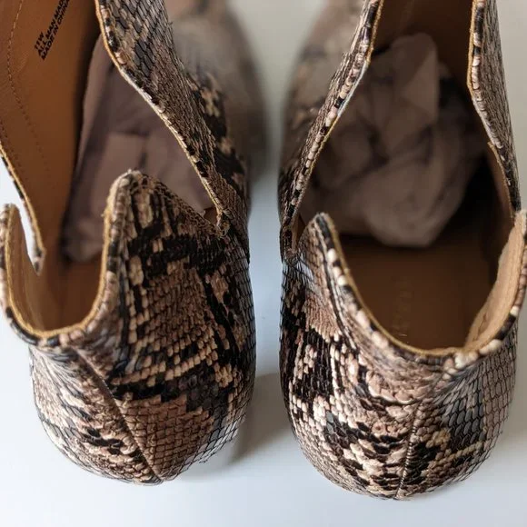 Lane Bryant Dream Cloud Cutout High Heel Bootie - Snakeskin - 11W - Picture 11 of 15